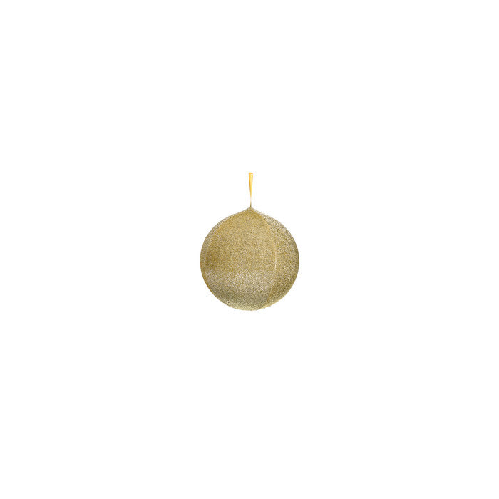 Palla decorativa in tessuto glitter oro – La Giostra di Amelie 3 misure disponibili
