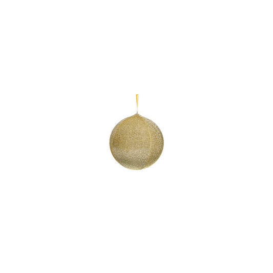 Palla decorativa in tessuto glitter oro – La Giostra di Amelie 3 misure disponibili
