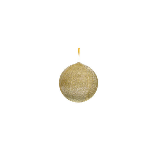 Palla decorativa in tessuto glitter oro – La Giostra di Amelie 3 misure disponibili
