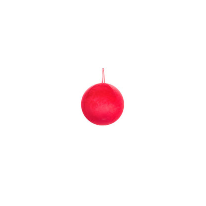 Palla decorativa in velluto rosso – La Giostra di Amelie 3 misure disponibile

