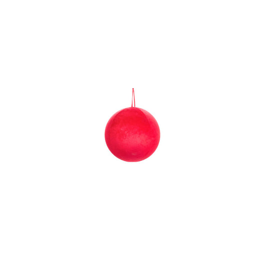 Palla decorativa in velluto rosso – La Giostra di Amelie 3 misure disponibile

