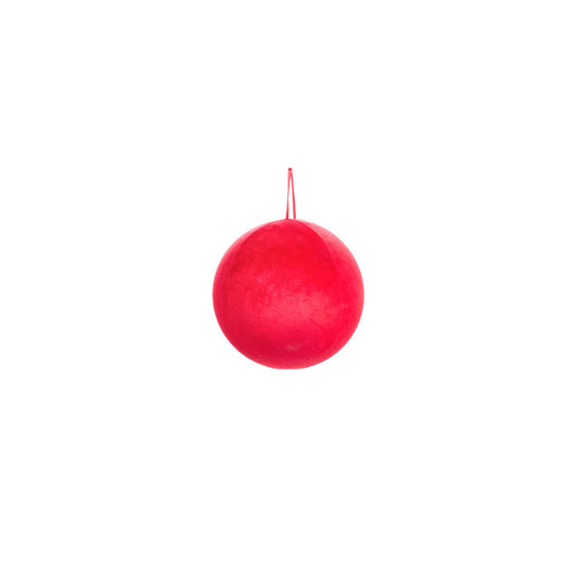 Palla decorativa in velluto rosso – La Giostra di Amelie 3 misure disponibile
