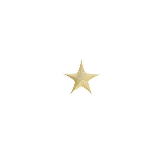 Stella glitter oro decorativa da appendere – chiudibile - 3 misure
