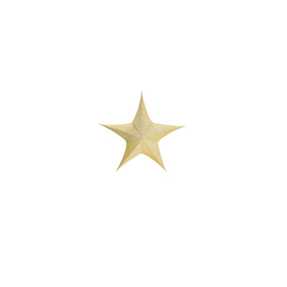 Stella glitter oro decorativa da appendere – chiudibile - 3 misure
