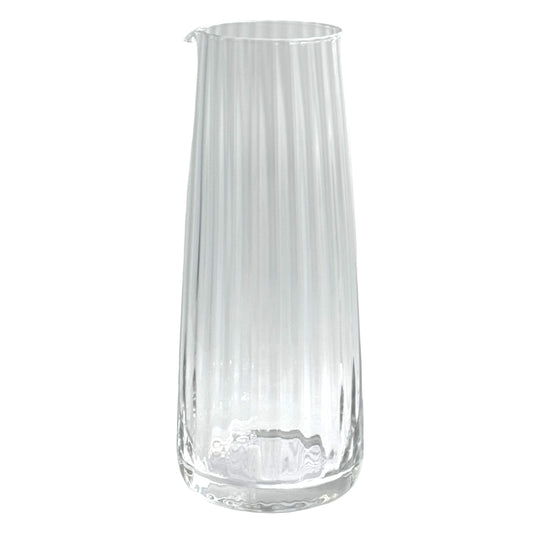 Caraffa in vetro soffiato Prismia Rose & Tulipani trasparente 1300 ml