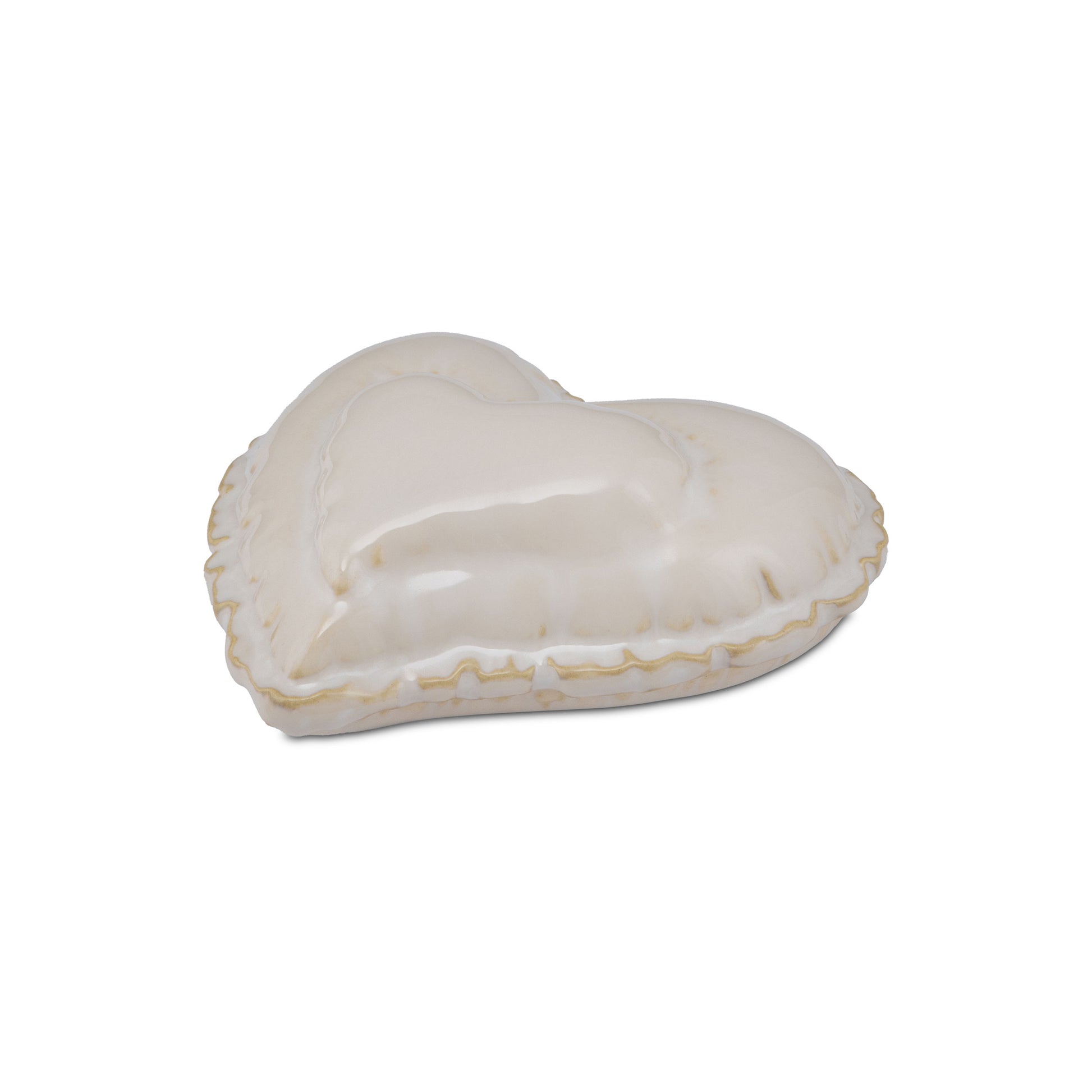 cuore avorio ceramica appendibile collezione Nonmisgonfio Rituali Domestici