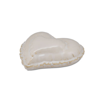 cuore avorio ceramica appendibile collezione Nonmisgonfio Rituali Domestici