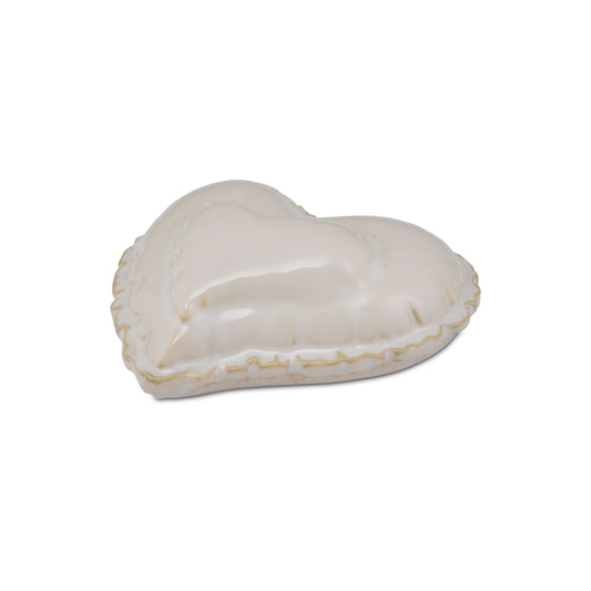 cuore avorio ceramica appendibile collezione Nonmisgonfio Rituali Domestici