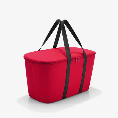 Borsa termica Reisenthel Coolerbag di colore rosso acceso.