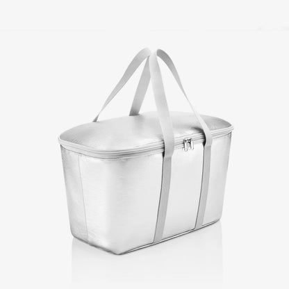 Borsa termica argento metallizzato Reisenthel Coolerbag Silver Crackle.