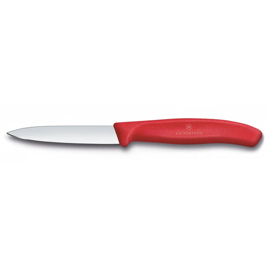 Spelucchino Swiss Classic Victorinox rosso con lama liscia 8 cm