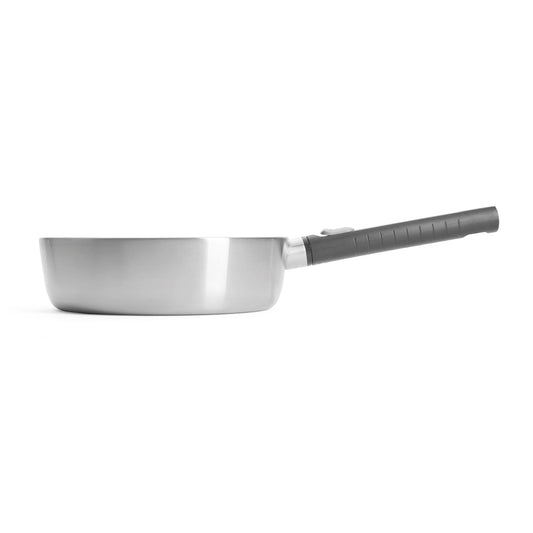 padella alta 28 cm Woll Logic Steel in acciaio inox e alluminio
