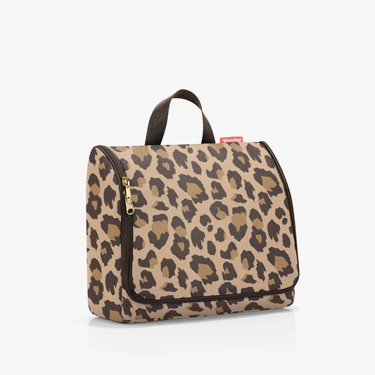 Beauty case da viaggio Reisenthel Toiletbag XL stampa Leo Macchiato.