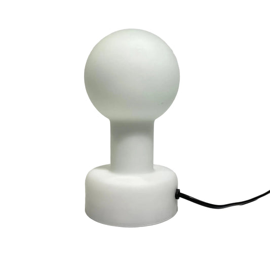 Lampada Lampioncella vetro bianco opalino design anni 90.
