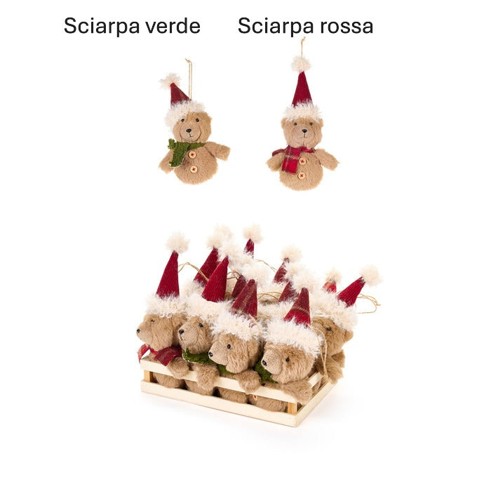 orsetto da appendere per albero di Natale

