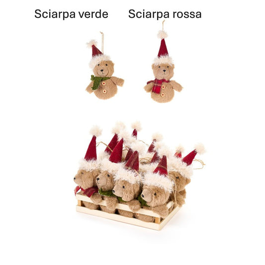 orsetto da appendere per albero di Natale

