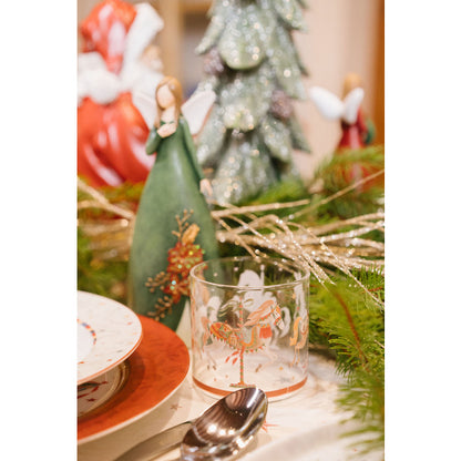 set 6 bicchieri natalizi con 2 decori assortiti Nuvole di Stoffa
