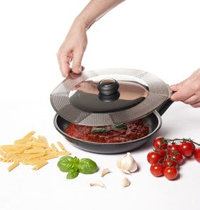 Coperchio a Ventaglio Universale 12-32 cm I Genietti di Ipac in Acciaio Inox