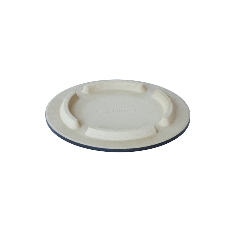 Supporto integrato pietra LotusGrill per massima stabilità su griglia.