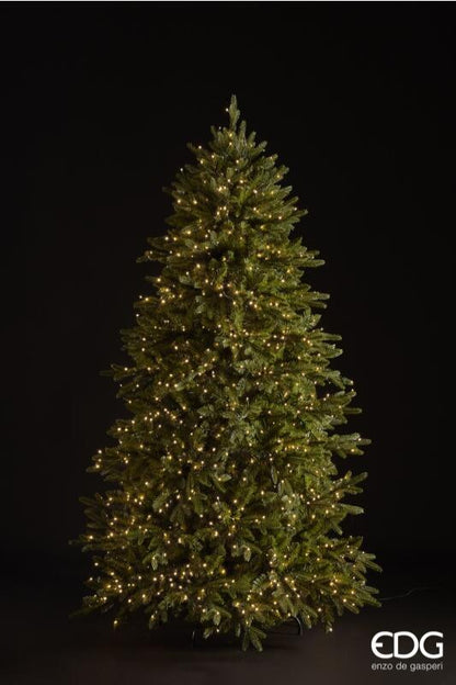 Albero di Natale EDG Pino Cristallo 240 cm con 2500 LED
