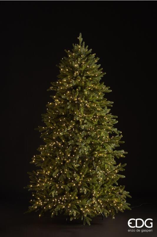 Albero di Natale EDG Pino Cristallo 240 cm con 2500 LED

