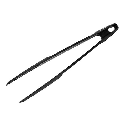 Pinza da cucina in nylon nero Lagostina linea I Cucinieri lunghezza 30 cm con punte zigrinate e manico ergonomico