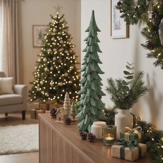 Albero con Glitter in Resina – La Giostra di Amelie – H 92 cm