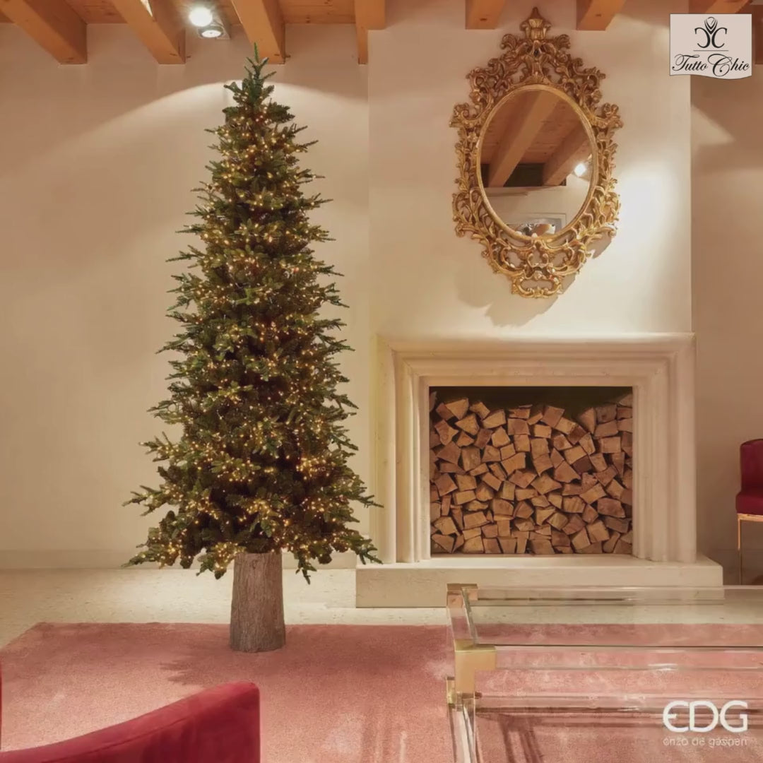 video albero di natale edgf luxury new 180 cm