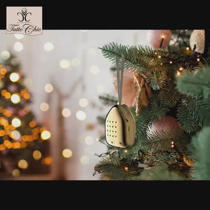 Relaxound Jingle Bells Gold Glow – Decorazione Natalizia Sonora con Sensore