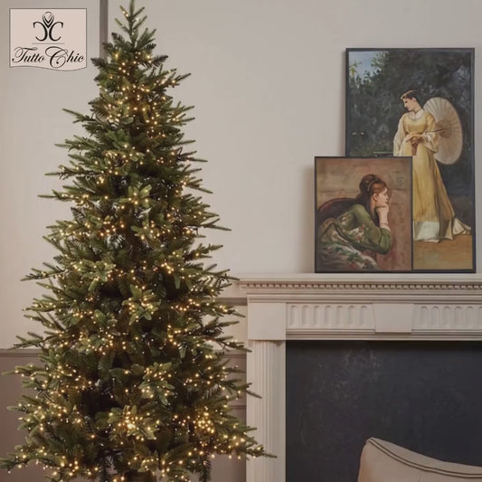 Albero di Natale EDG Luxury New Slim 210 cm con 3000 LED 

