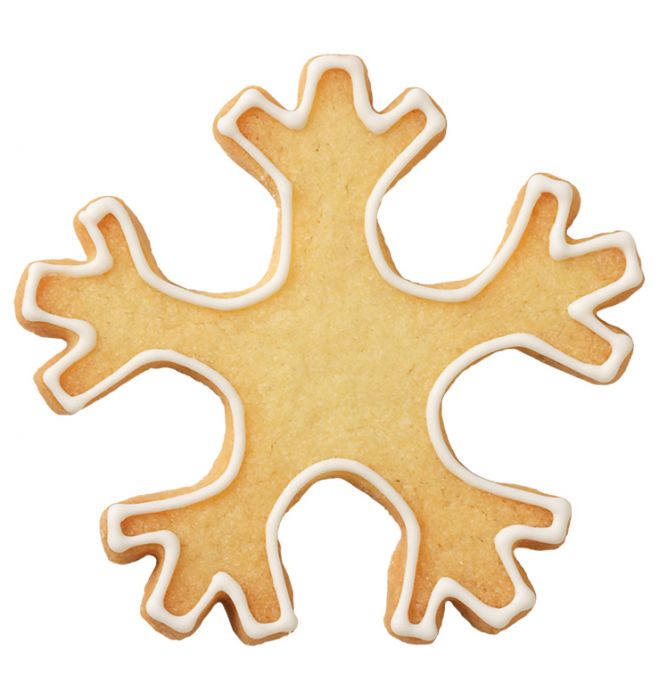 L'albero di Natale decorato in modo diverso. Hai mai decorato il tuo albero di Natale con i tagliabiscotti? No? È giunto il momento! Attacca un nastro decorativo al tagliabiscotti e appendi le forme all'albero. In negozio e online su tuttochic.it