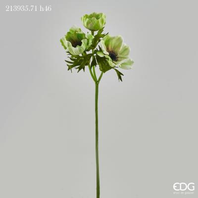 Anemone verde x 3 fiori altezza cm. 46.
