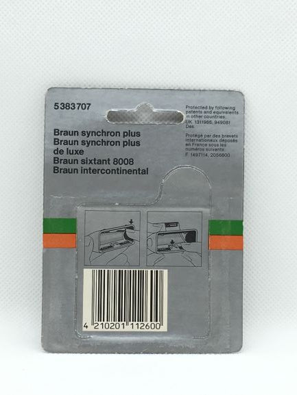 Lamina di ricambio 383 per rasoi Braun vintage. Adatta ai seguenti modelli: Braun Synchron plus Braun Synchron plus de luxe Braun Intercontinental Braun Sixtant 8008. In negozio e online su tuttochic.it