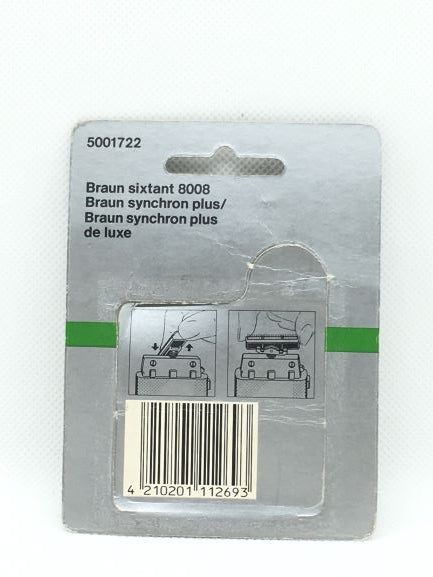 Blocco coltelli 5001722 per rasoi Braun adatto ai seguenti modelli: Braun Sixtant 8008 Braun Synchron plus Braun Synchron plus de luxe. In negozio e online su tuttochic.it