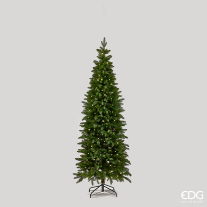 Pino Slim, albero di natale alto 150 cm con 260 mini led, largo cm 60 e composto da 716 rametti, ideale per chi cerca un albero elegante e che occupi poco spazio. Base in metallo Facile da montare e da riporre Materiale ignifugo e atossico Apertura rami albero ad ombrello. In negozio e online su tuttochic.it