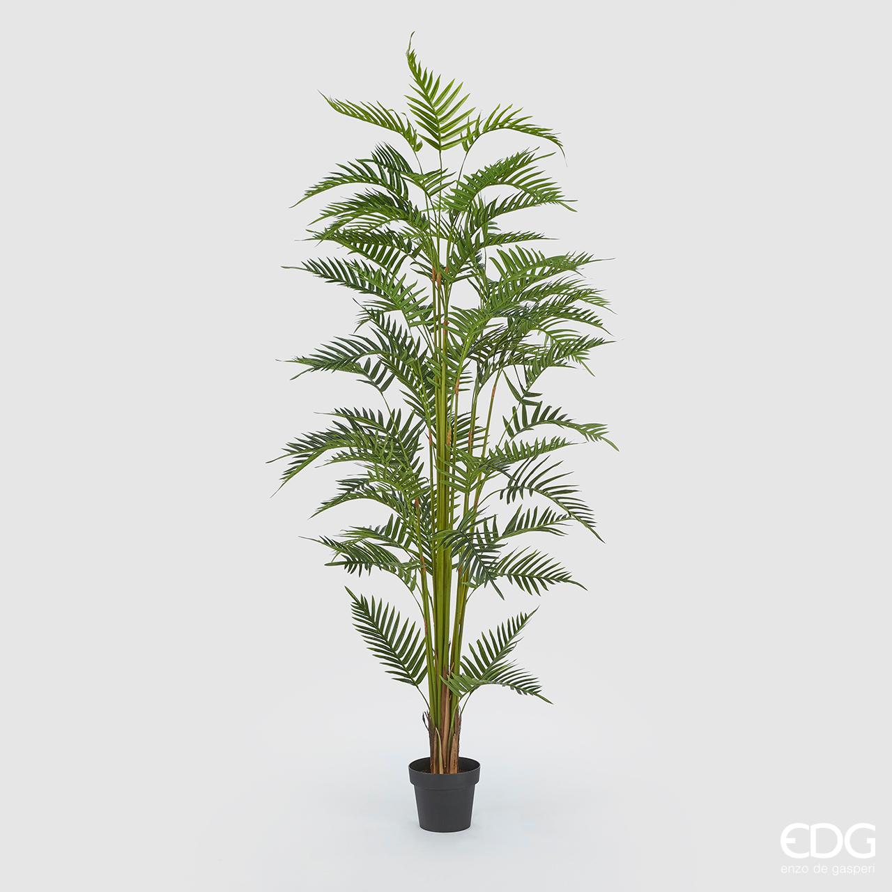 Pianta di Palma Areca ornamentale artificiale con vaso in PVC. Dimensioni: alteza cm 200