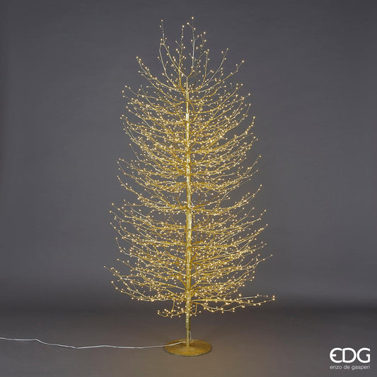 Albero di Faggio in metallo con base in resina con 2700 microled altezza cm 210, diametro cm 100