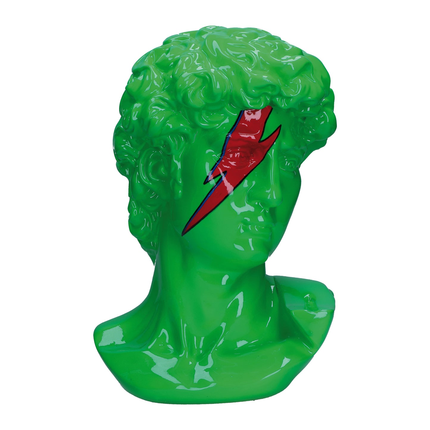 Busto in resina decorato di colore verde. Dimensioni: cm 20 X 18 X H 29. In negozio e online su tuttochic.it