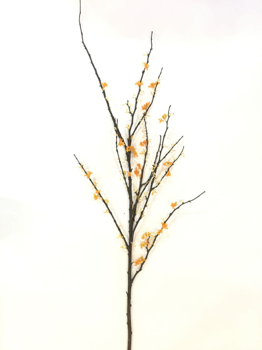 Ramo artificiale di albero di Giuda arancio/giallo. Dimensioni: lunghezza cm 160. In negozio e online su tuttochic.it