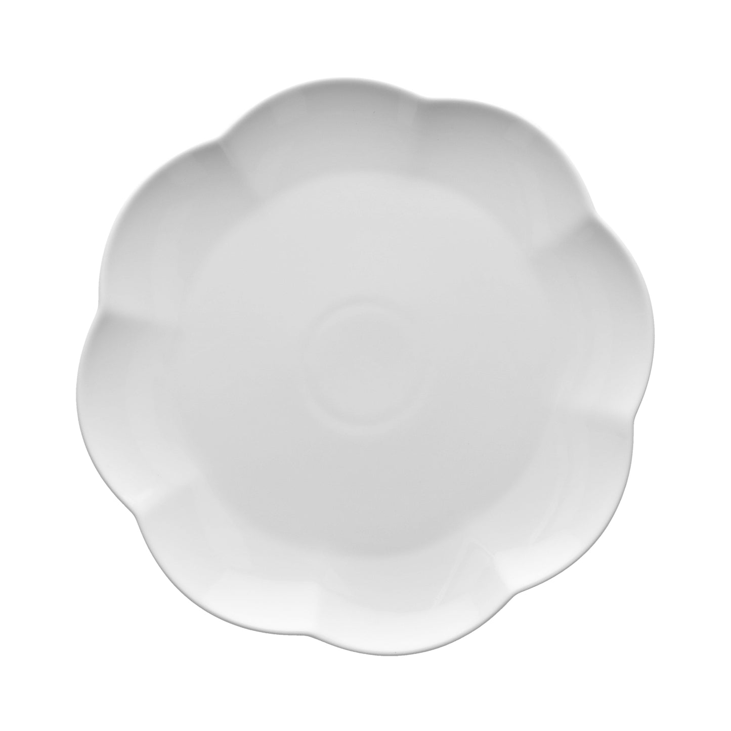 Set di 6 piatti piani in porcellana di colore bianco diam. 26 x 2,5h Lavabile in lavastoviglie Utilizzabile in microonde Utilizzabile in forno tradizionale. In negozio e online su tuttochic.it