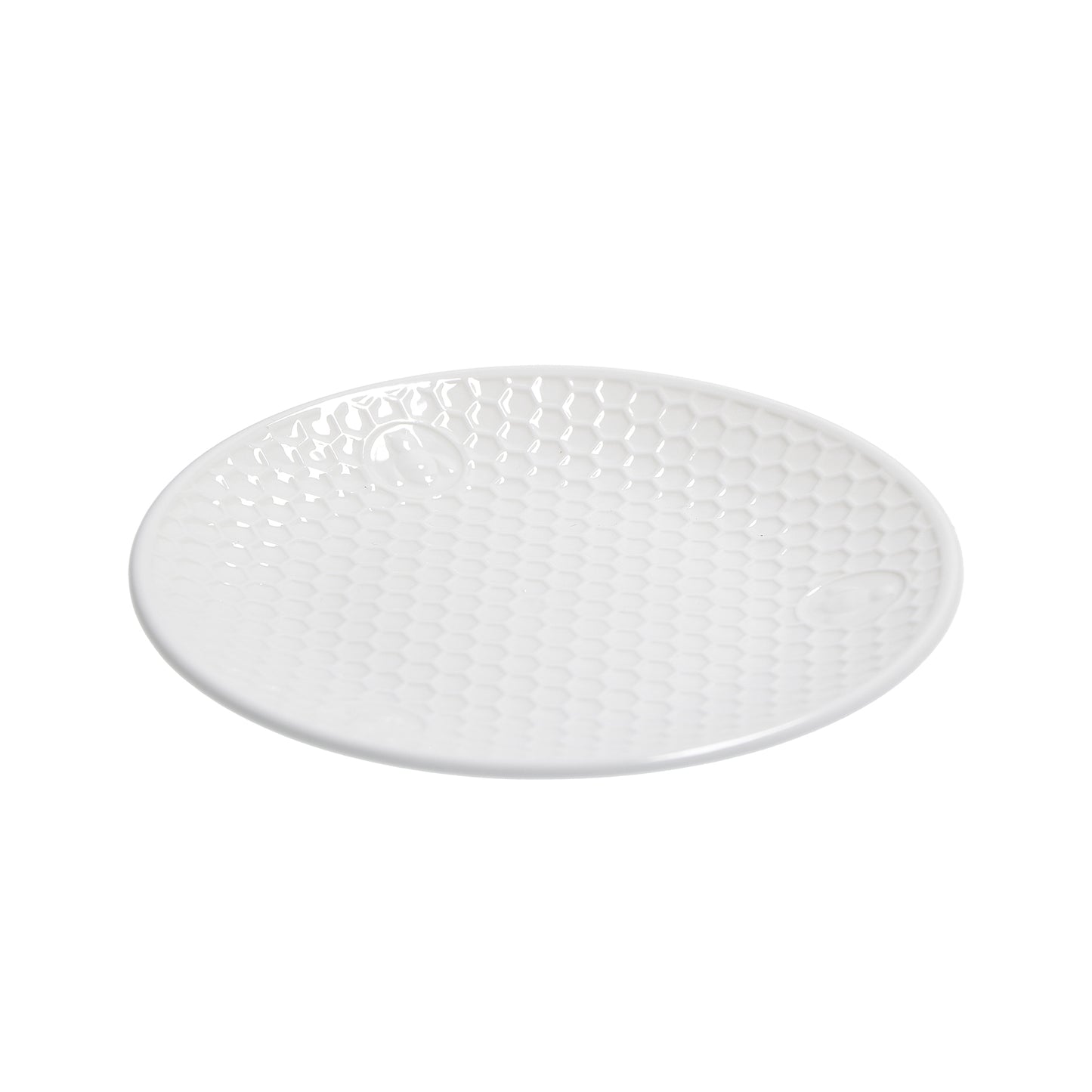 Piattino in porcellana bianca. Dimensioni: h2 cm, Ø 15 Lavabile in lavastoviglie Utilizzabile in microonde Utilizzabile in forno tradizionale