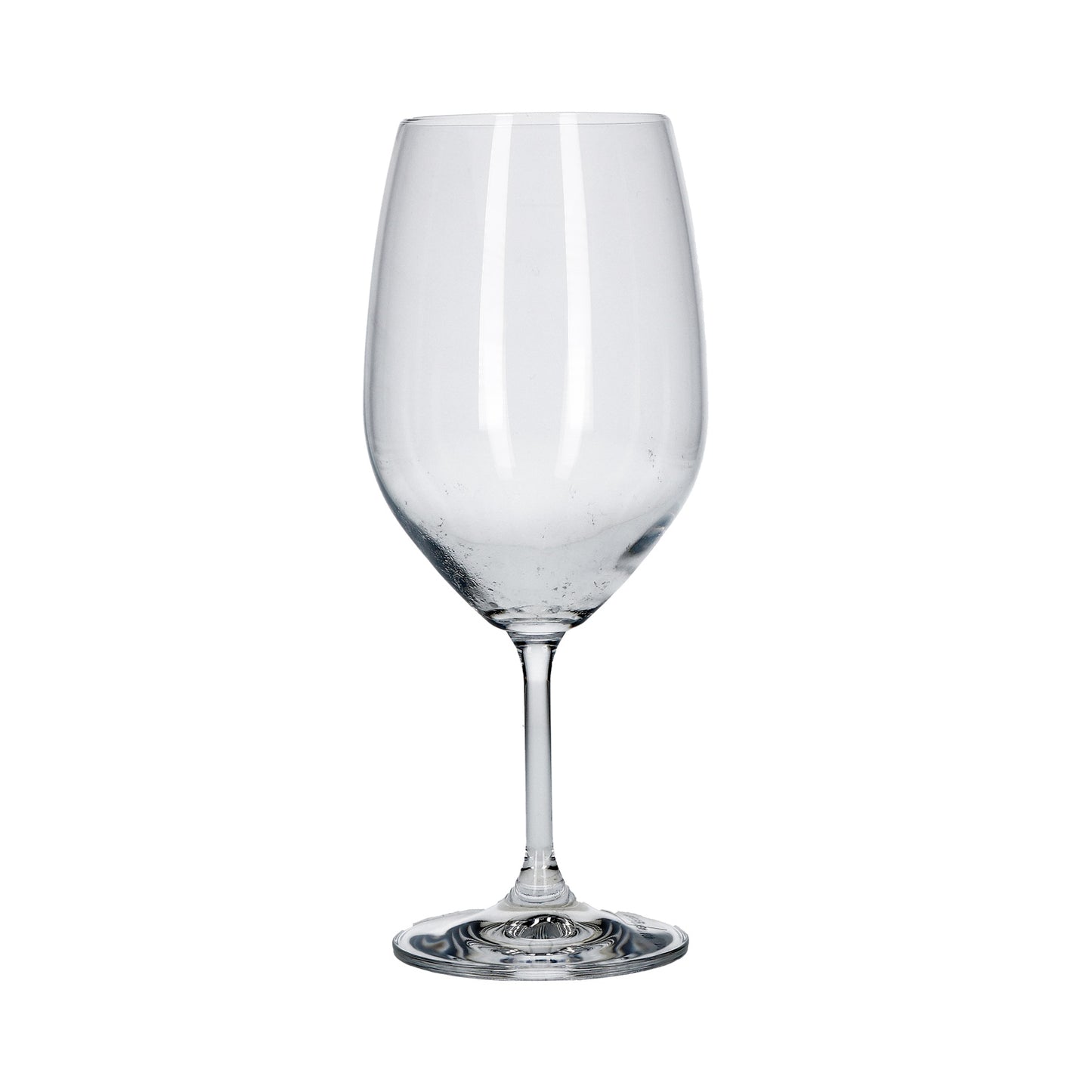 Set 6 calici Bordeaux da degustazione in vetro trasparente 620 cc. h 23 cm. Lavabili in lavastovigle.