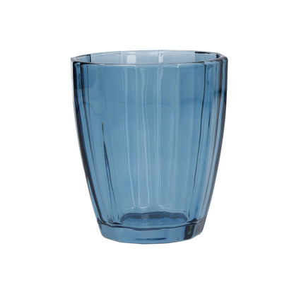 Confezione 6 bicchieri in vetro blu notte cc 320 - Ø 8,5 - h 10 cm. Lavabili in lavastoviglie. In negozio e online su tuttochic.it