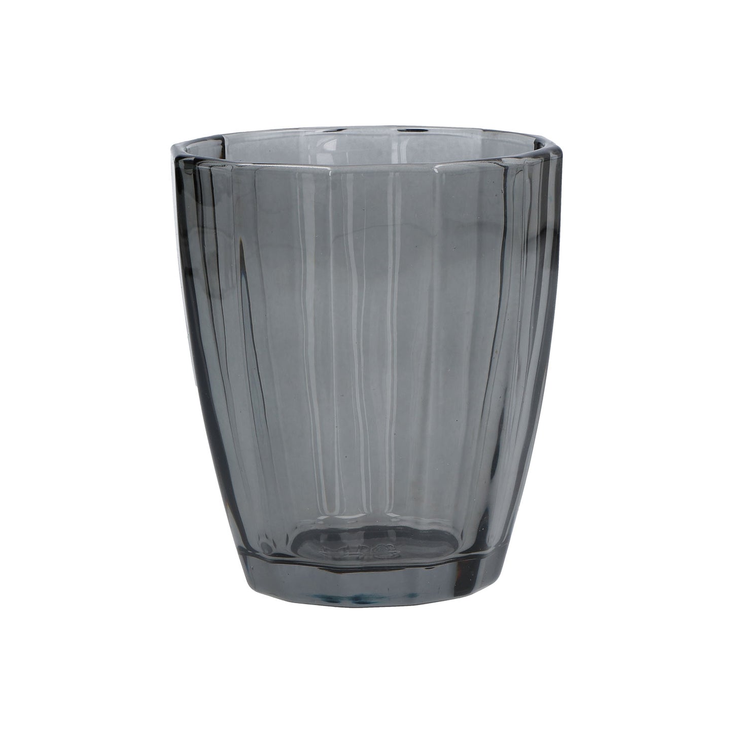 Confezione 6 bicchieri in vetro di colore fumo cc 320 - Ø 8,5 - h 10 cm. Lavabili in lavastoviglie. In negozio e online su tuttochic.it