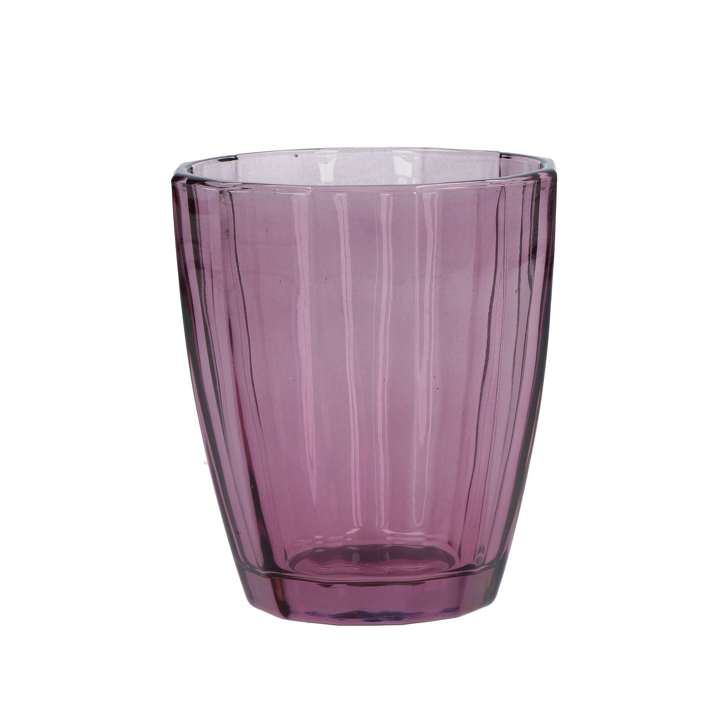 Confezione 6 bicchieri in vetro vinaccia cc 320 - cm Ø 8,5 - h 10. lavabile in lavastoviglie. In negozio e online su tuttochic.it