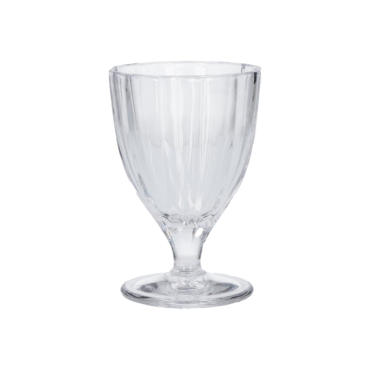 Confezione 6 calici in vetro trasparente cc 300 - Ø 8,5 - h 13 cm. Lavabili in lavastoviglie