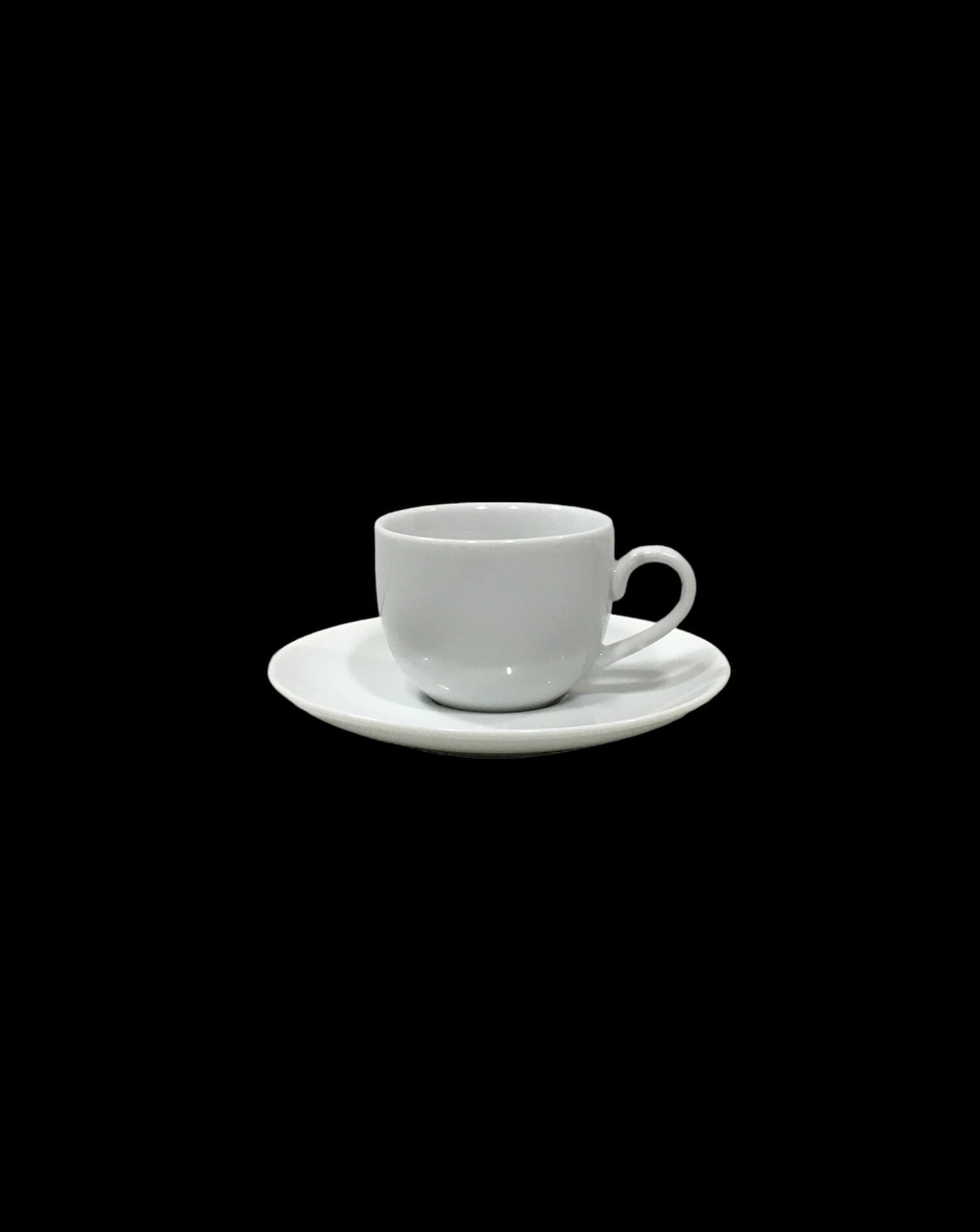 Set di 6 tazzine da caffè con piattino in porcellana decorata di colore bianco. Capacità: CC 120. In negozio e online su tuttochic.it
