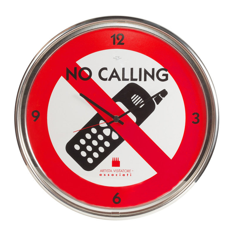 Orologio da parete "NO CALLING"