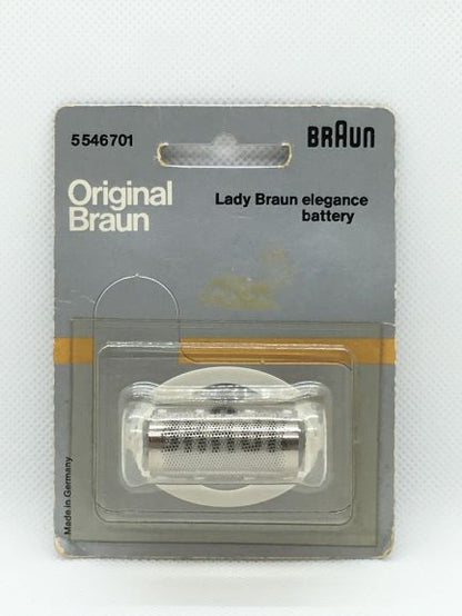 Lamina di ricambio 5546701 per rasoi Braun Lady. Adatta ai seguenti modelli: Lady Braun Elegance battery. In negozio e online su tuttochic.it
