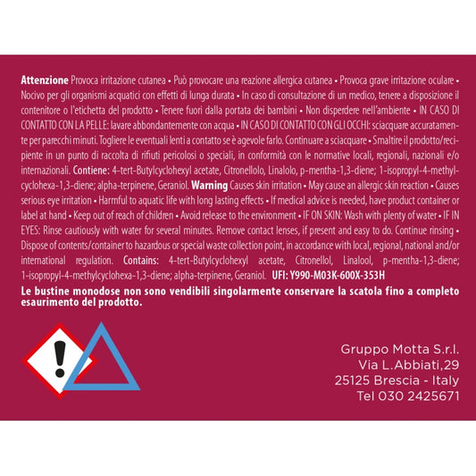 SEMI NATURALI PROFUMATI Usando l’aspirapolvere potrai profumare piacevolmente i tuoi ambienti. • SEMI NATURALI • SENZA SILICONI• SENZA PARABENI. 5 BUSTINE fragranza MELOGRANO L’intenso profumo dell’arancio si alterna alla delicata fragranza di pesca ed al fresco sentore del melone. In negozio e online su tuttochic.it